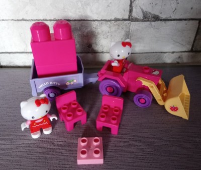 Mega Bloks Hello Kitty Traktor Anhänger Stühle 2 Hallo + Geschenk
