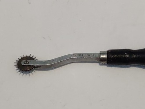 Vintage Straight Pattern Tracer Shul-son Cutter Wooden Handle, USA | eBay