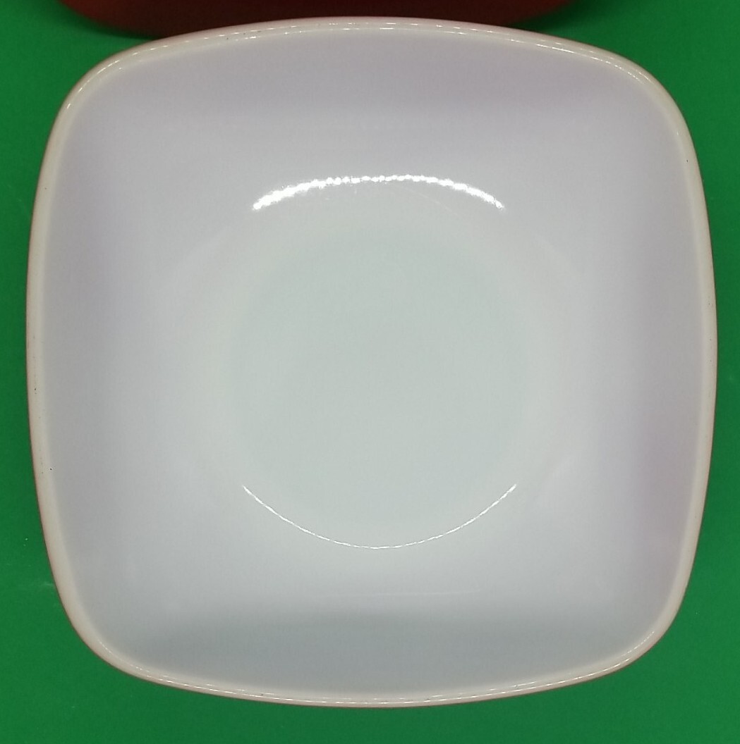 Vintage Pyrex Red Square Hostess Casserole 515B-015 1.5 Qt