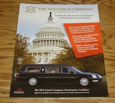 Original 2007 Cadillac S&S Coach Sales Brochure 07 Hearse Limousine