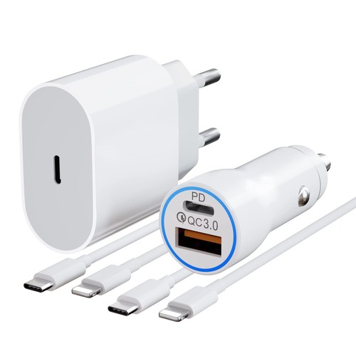 iPhone Schnellladegeraet USB C Autoladegeraet - Zdjęcie 2 z 6
