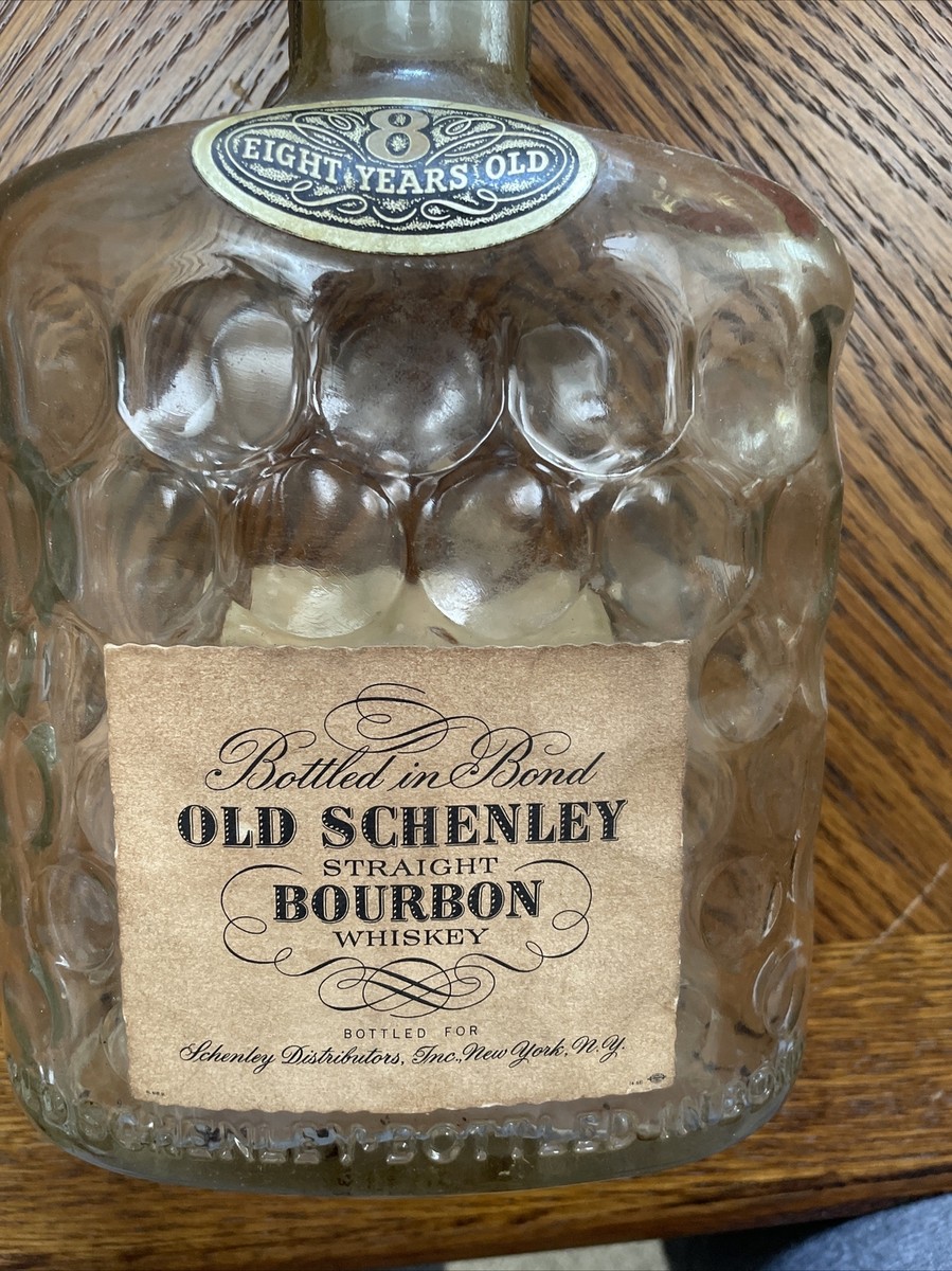 Vintage Old Schenley Whiskey Bottle Decanter 9” | eBay