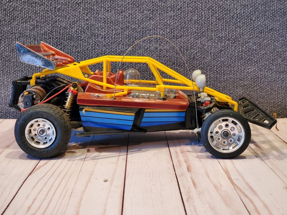 Vtg Kyosho Icarus Off Road Racer R/C Car 1:10 Radio Remote Control Dune Buggy - Image 2 of 4