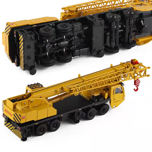 1:55 KDW Machinery Lift Crane Truck Construction Equipment Diecase Model Hot N1Z - Picture 4 of 11