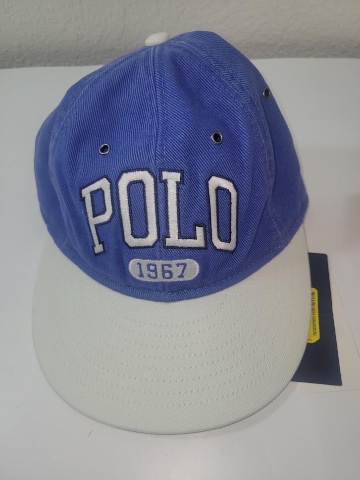 New Polo Ralph Lauren Cap Hat One Size Adjustable Strap Blue