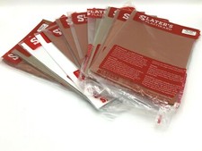 Slater's Plastikard Embossed Sheet Brick Stone Paving Tiles
