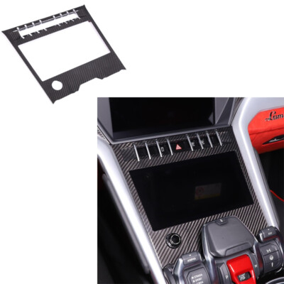 Real Carbon Fiber Centre Console Screen Frame Trim For LAMBORGHINI URUS 2018-21