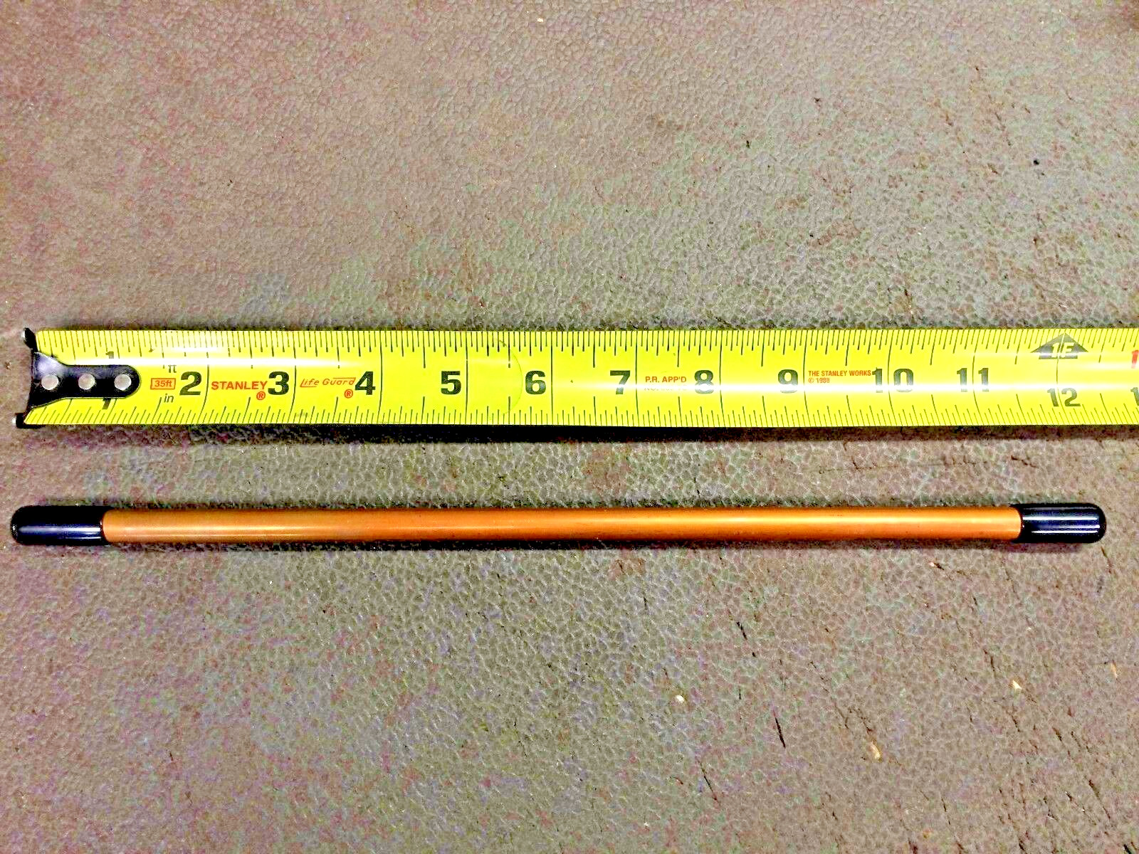 Copper Tube, 12", 3/8" O.D. ACR Hard Drawn Refrigeration & A/C Grade Copper