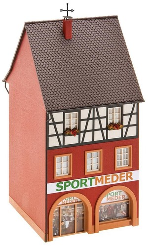 H0 Faller 130498 casa de pueblo "Sport Meder" nuevo embalaje original - Imagen 3 de 3