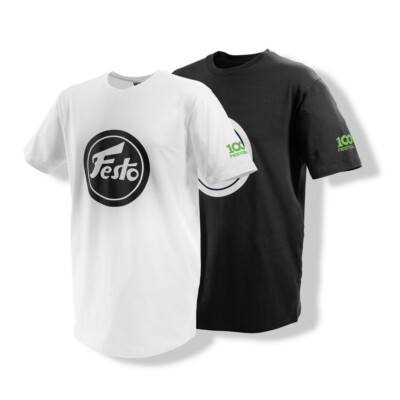 Festool Jubiläum 100 Jahre T-Shirt SH-FT3 100Y XXL Unisex schwarz/weiß 578397
