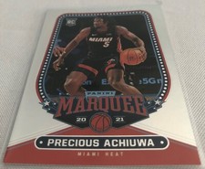 2020-21 Panini Chronicles Marquee Basketball Precious Achiuwa Miami Heat Rookie