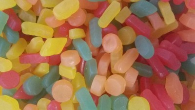 1,5 KG Zuckerfrei engl. Weingummi  / 100g für   1,20  TOP Qualität