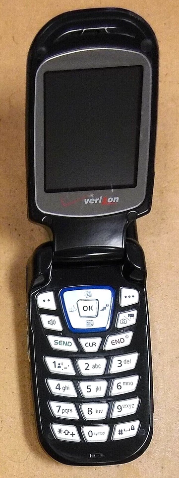 Teléfono celular plegable UTStarcom Audiovox CDM8945VW - negro (Verizon) muy raro Foto 3 de 4