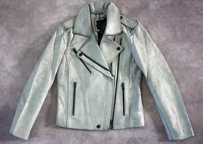 HARLEY-DAVIDSON ホワイトレザージャケット HarleyDavidson Women's White Label Slim Fit Crackle Leather Jacket