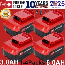 Upgraded 18V 4.5AH For Porter Cable 18Volt Lithium PC18B PC18BL PC18BLX PCC489N