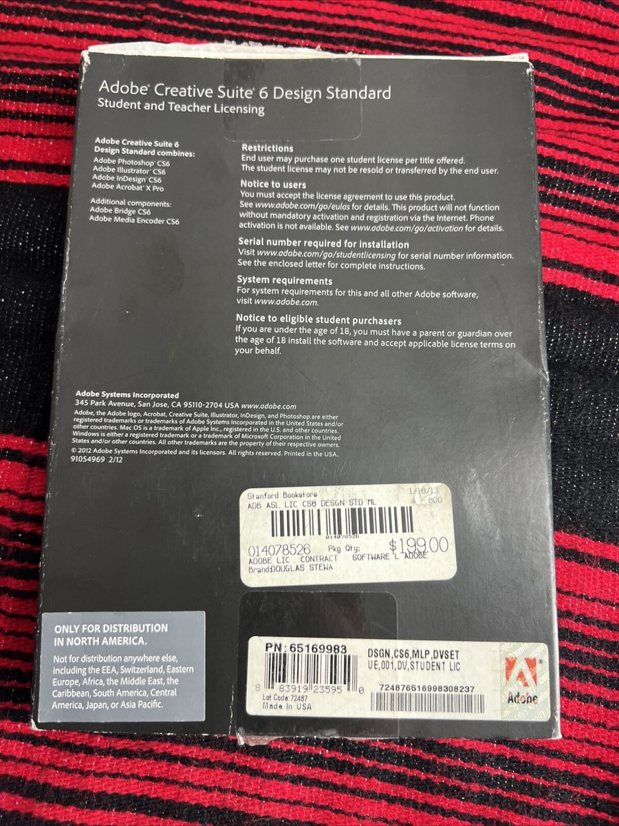 その他 Mac (Apple) - Adobe Creative Suite 6 Design Standard Adobe CS6 Design Standard For Mac Traditional Disc - Office