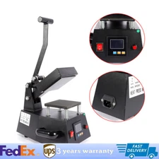 Digital Label Single Heat Press Machine Clothing LOGO Printing 0-250?? 110V 600W