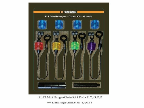 PROLOGIC K1 MINI HANGER CHAIN SET 3-4 ROD AVVISATORI VISIVI CARPFISHING SWINGER - Imagen 3 de 6