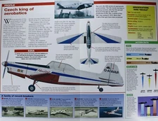 Zlin Picture Brochure Pamphlet Out of Print Aircraft Detail Info Sheet 