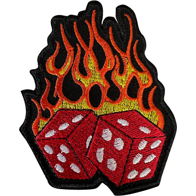Buy CHARGER FLAMES EMBROIDERED SEW/IRON ON PATCH In Mukwonago - Foto 11