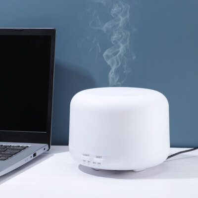 500ML 5 In1 ULTRASONIC ESSENTIAL OIL AROMA DIFFUSER 7 COLOUR CHANGING LED+REMOTE