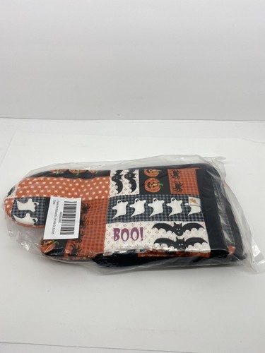 Charms Druck schwarz orange Topfhalter Set Halloween 8x8 in NEU - Bild 2 von 4