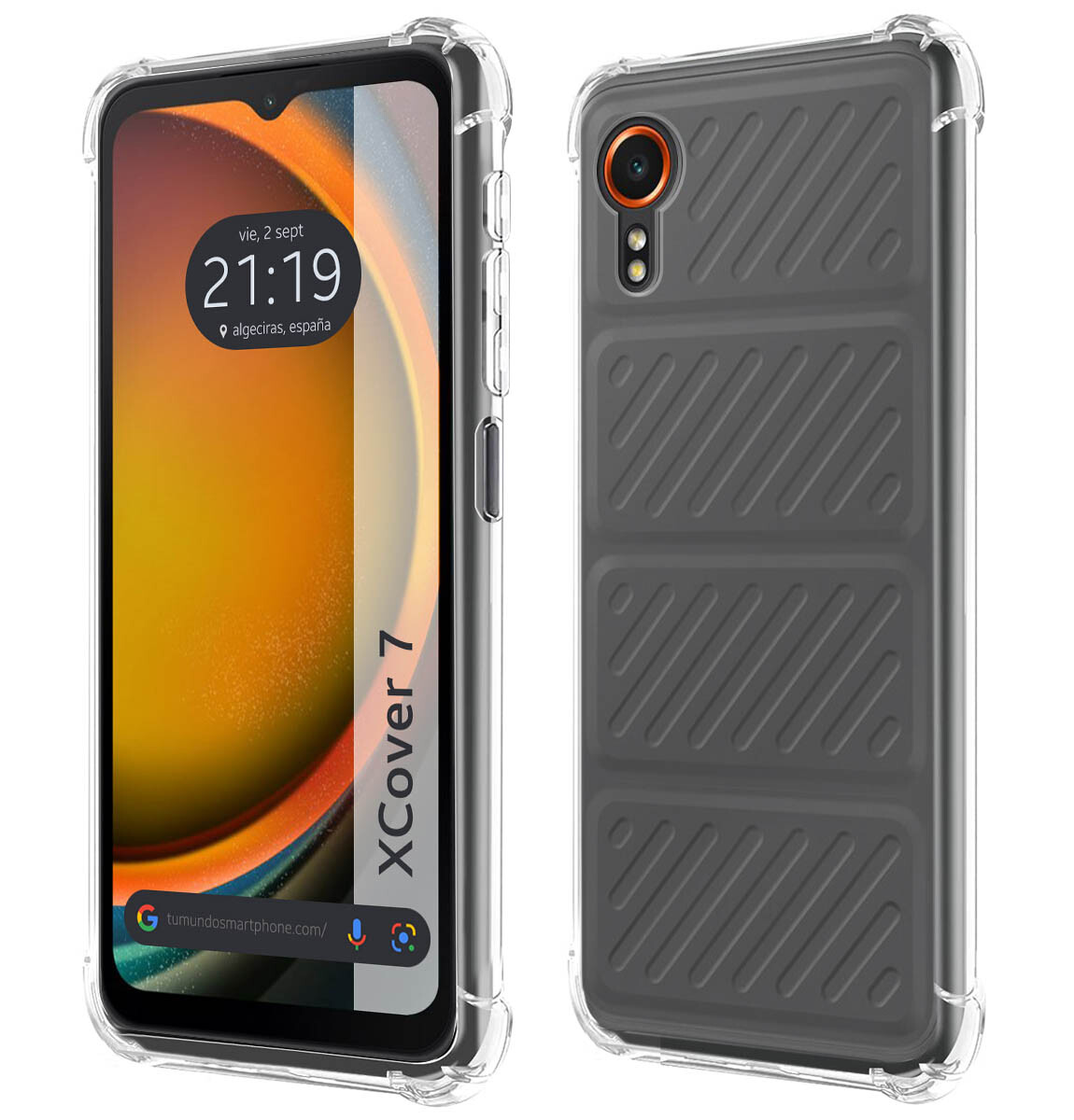 Cover Silicone Anti Colpi Trasparente per Samsung Galaxy Xcover 7 5G