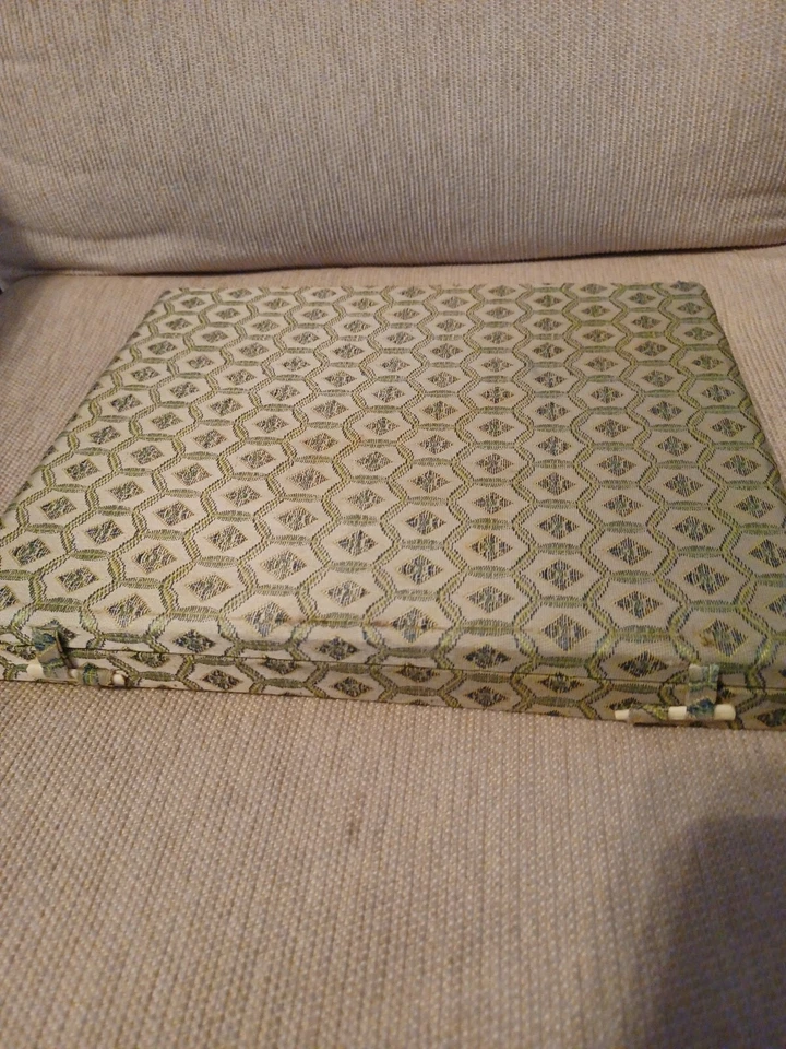 Vintage Marble Stone Cheese Board with Cutting Knife In Case Grey- Green   - Image 2 of 4