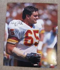 Dave Butz Autographed 16 x 20 (Head Shot) Washington Redskins Ring of Fame