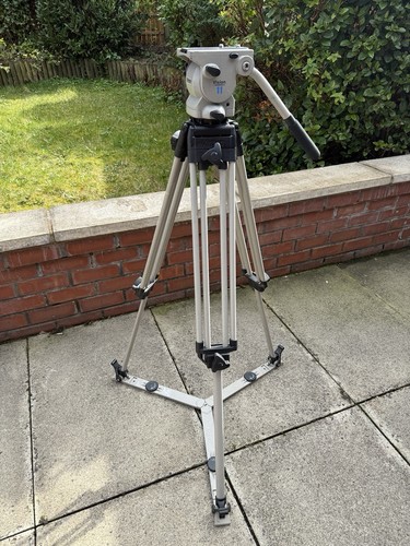 Vinten Vision 11 Tripod System 100mm Bowl Pan Bar Floor Spreader - Picture 4 of 11