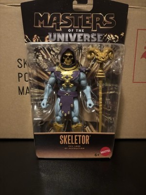 Mattel Masters of the Universe Skeletor Boxed Action Figure with Staff
