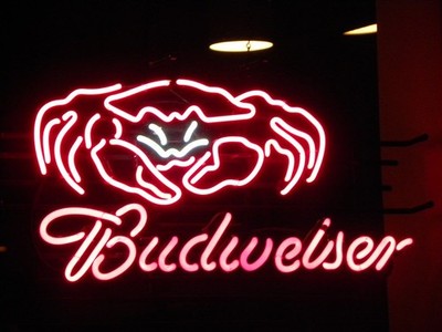 Crab Bowtie Beer 20''x16'' Neon Sign Lamp Light Gift Show Restaurant Shop NM