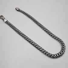 Ancien beau bracelet bijou en argent sterling 925 homme femme 3,80 g