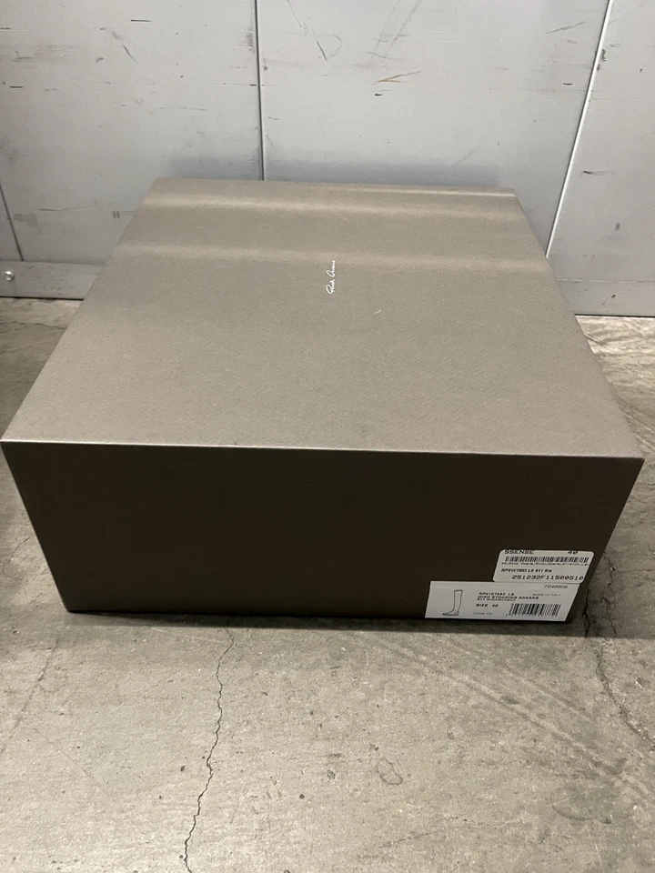 Rick Owens Black Hollywood Knee High Stocking Sneaks Tall Boots US 10 - Image 3 of 4