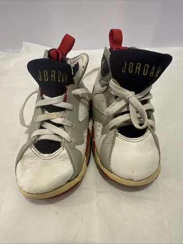 Nike Air Jordan 7 VII Retro TD Olympic ragazzo taglia 9C 304772 135