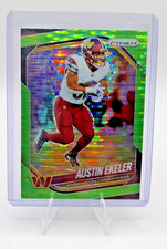 2025 Prizm Neon Green Pulsar AUSTIN EKELER #242 Commanders NFL
