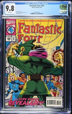 Fantastic Four #392 CGC 9.8 WP NM/MT Marvel 1994 Sweet Paul Ryan Cover