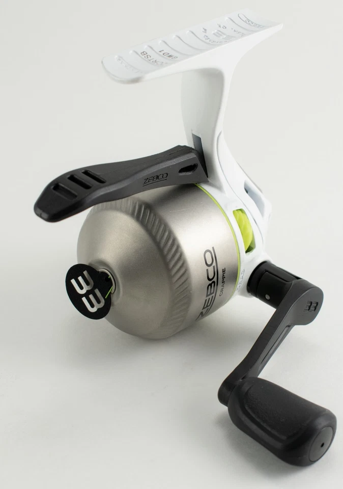 (LOTE DE 4) CARRETE GIRATORIO GATILLO ENGRANAJE ZEBCO CRAPPIE 33 MICRO 4.3:1 SIN CAJA 21-41476 Foto 2 de 4