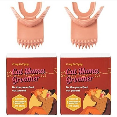 Cat Tongue Brush for Playful Bonding - Cat Licking Brush (2 Pack)