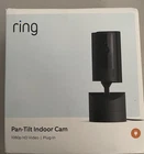 Ring Pan-Tilt Indoor Cam | 360° coverage, HD video, Two-Way Talk - Black