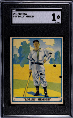 Rollie Hemsley #34 1941 Play Ball card