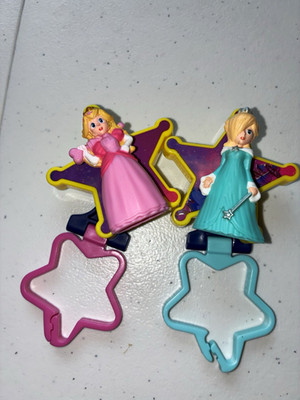 Nintendo Super Mario McDonald's Princess Peach & Rosalina Toys Lot of 2 2026
