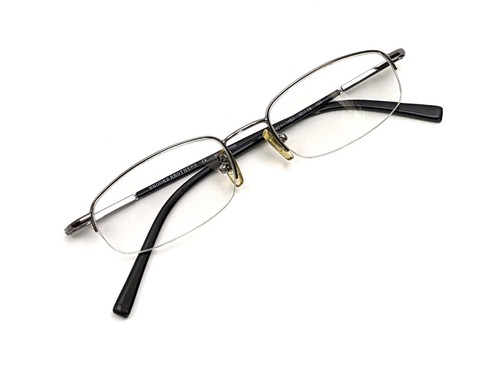 Montatura per occhiali da vista Brooks Brothers BB401 1150 mezza montatura: argento / 50-18-145 - Foto 12 di 13