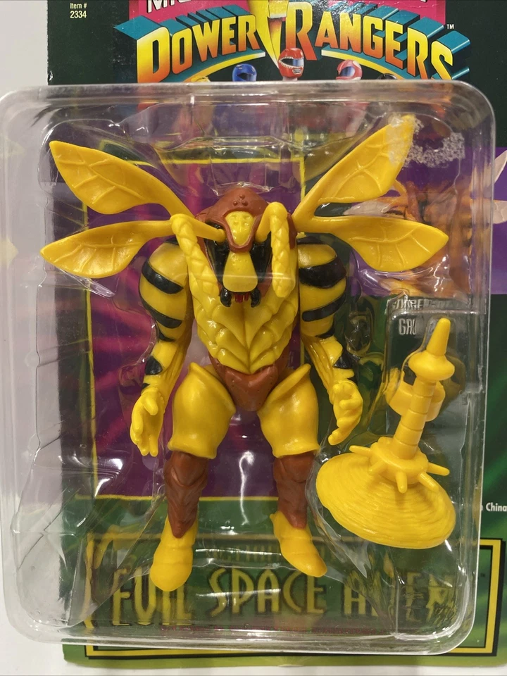 Bandai Mighty Morphin Power Rangers Stinger Shooting Grumble B Evil Space Aliens - Image 2 of 4