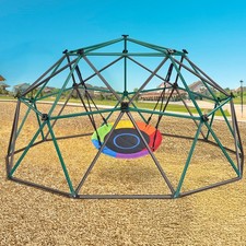 Juego de columpio de cúpula de escalada de 10 pies para gimnasio en la selva resistente al óxido juego al aire libre para niños