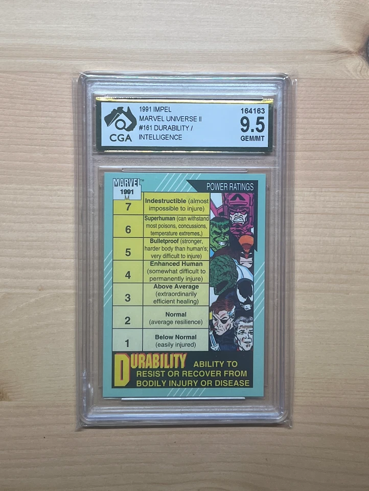 1991 Marvel Universe #161 Durability/Intelligence CGA 9.5 - Image 4 of 4