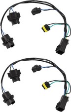 Wiring Harness Assembly Headlamp Socket Compatible with 2008-2014 2 PCS