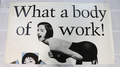 Madonna What A Body Of Work 75" X 45" Original Subway Promo Music Poster 1990