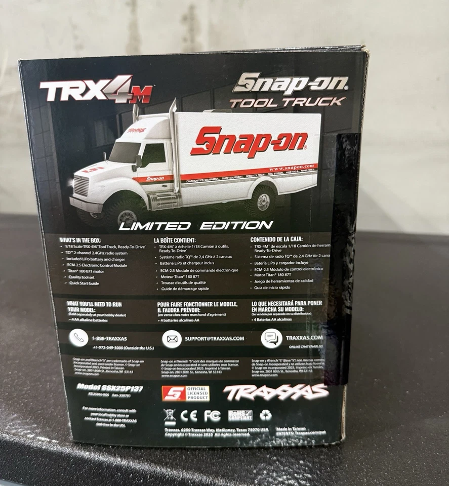 Camión de herramientas Traxxas TRX4M edición limitada SSX25P137 NUEVO COLECCIONABLE A PRESIÓN Foto 2 de 4