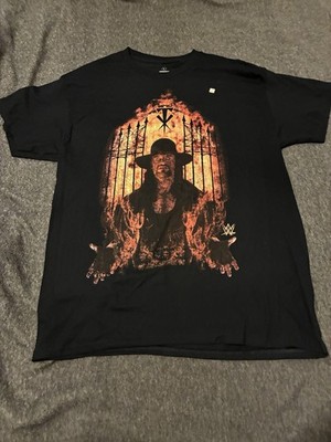 WWE The Undertaker T Shirt Large Black Hells Gate New Without Tags WWE Legends